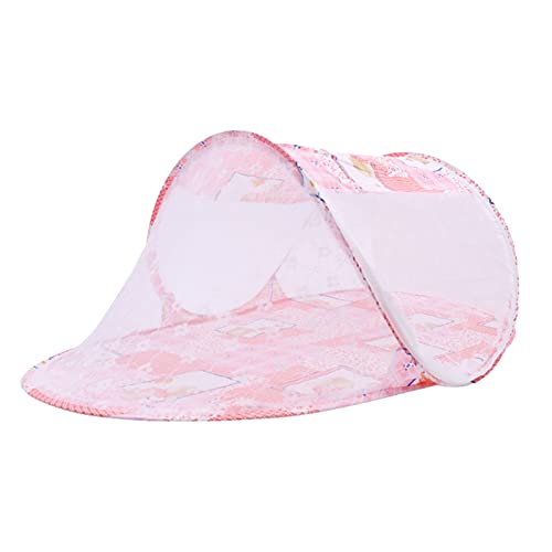 Alomejor Baby Crib Net Tent, Breathable Mesh Design Prevent Two Way Zipper Infant Bed Net Cotton Polyester Mesh (), Alomejor4e6amukgx7-12