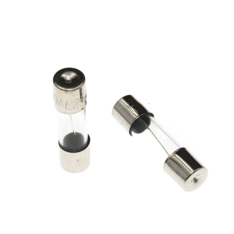 Fusible 6x30mm 25A en verre soufflage rapide pour protection circuit électrique