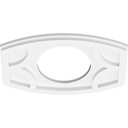 Image of Ekena Millwork CMP14X9KY-06000 Kailey Architectural Grade PVC Contemporary Urethane Ceiling Medallions 14 inchW x 9 3 /8 inchH x 6 inchID x 7 1 /2 inchC x 1 inchP