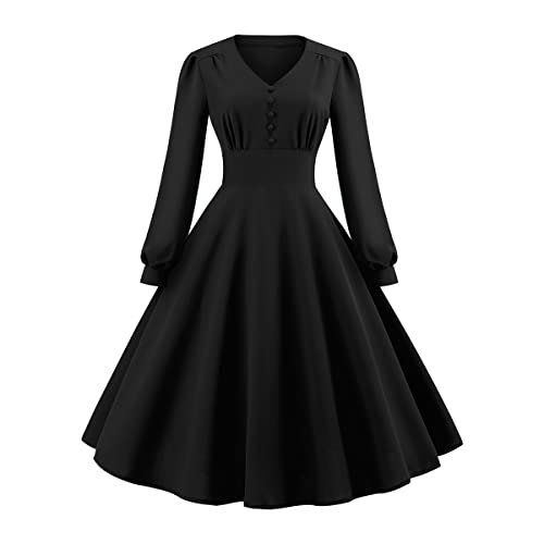 Abendkleider Elegant für Hochzeit Rockabilly Kleider Damen 50er Jahre...