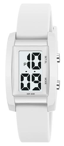 Image of findtime Digital Watches for Unisex Waterproof Sports Watch Easy Read Colourful Wristwatch Mens Womens Watch Rectangle Simple Unique Style Watch for Ladies Boys Girls