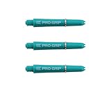 1 Satz = 3 Stück Target Pro Grip Dart Shafts Aqua, 3 Stück (Short - SHT)
