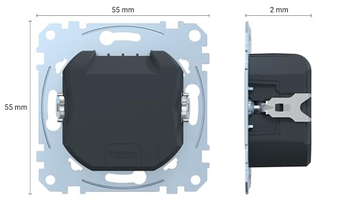 Insert volet roulant Merten MEG5165-0000 Schneider encastré métallisé