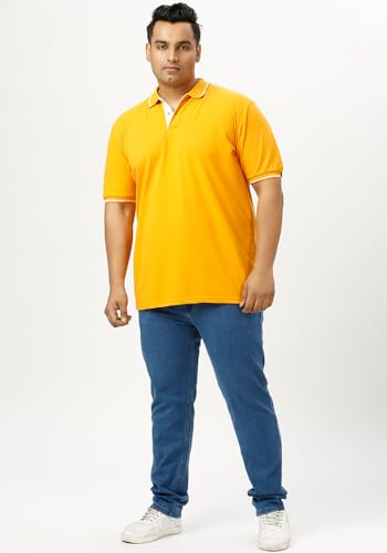 Image of Wear Your Opinion Men's Plus Size Tipped Polo Collar Neck Tshirt