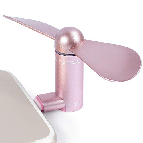 TOMMYY Cell Phone Fan, Mobile Phone Fan Portable Dock Cool Cooler Rotating Fan