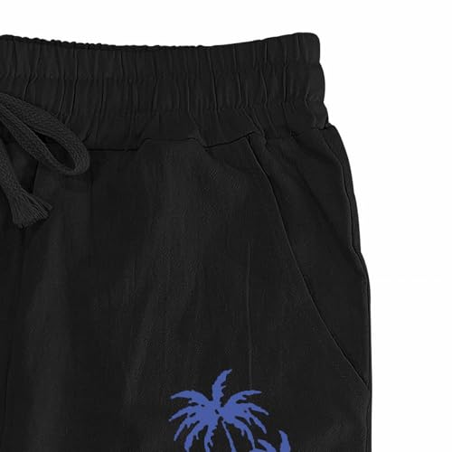 Gym Pants Men Workout Running Joggers Athletic Beach Summer Drawstring Elastic Waist Plain Pant with Pockets4