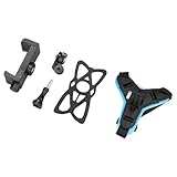 Rulbelok Against Headpiece Camera Parenthesis Set 5 Divisions Modifiable Chinband Mount for Action Cameras Smartphones Motorbike Cycle Recording Motorbike Headpiece Mount