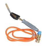 DECOMELODY Gasbrenner mit Präziser Flammenregelung American Lötbrenner für Schweißen Kühlen und Reparatur Inklusive Flexiblem Schlauch Hoher Flammentemperatur für Kupferrohre
