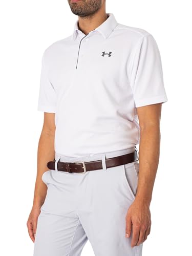 Image of Under Armour Men's Polyester Solid Tech Polo | T-Shirt | 1290140-001