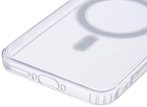 Image of Magnetic Case for OnePlus Nord 5 5G Compatible with MagSafe, Shockproof Phone Bumper Cover, Anti-Scratch Clear Back (Clear) Plastic