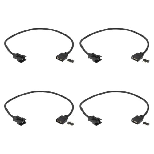Cable adaptador RGB de 4 pines a SM macho para solucionar conexiones de tiras LED de 12V