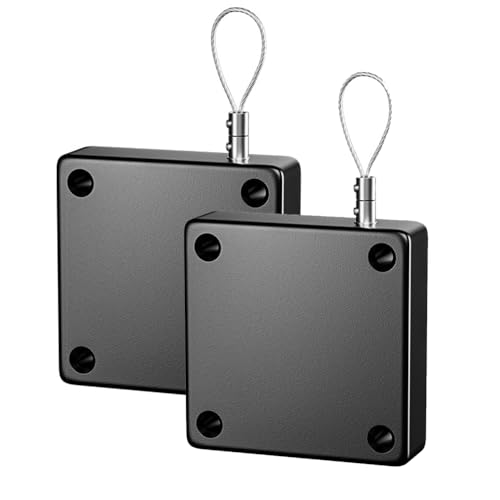 Ferme Porte Automatique, 2 Pcs 12KG Ferme-porte à Capteur Automatique, Installation Sans Trou, Fermeture Porte à Cordon, Avec Clé de Serrage et Adhésif, pour Chambre à Coucher Salle de Bain Bureau