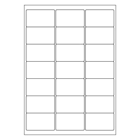 A4 Etiketten 21 pro Blatt, iSOUL selbstklebende Paketadresse Versand Etiketten Cover