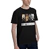 Men’s Day Rock Remember Band Outdoor Shirts Short Sleeve Graphic T-Shirt Crewneck Cotton Tee for Men Black L #3