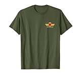 [Espalda] Camiseta Ejercito del Aire Español Militar Hombre Camiseta, Hombre, Verde Oliva, M