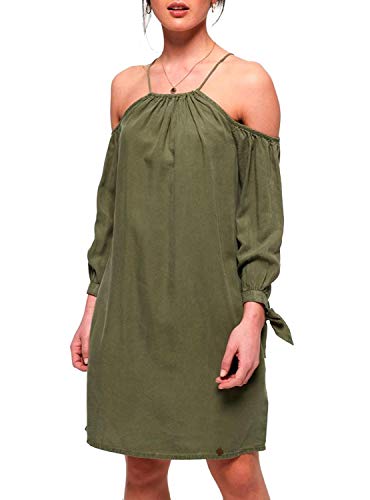 ROBE COURTE SUPERDRY KAKI 38 EU