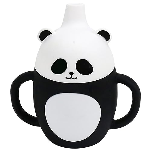 Holibanna Vaso Para Bebés De Aprendizaje Inquebrantable Con Asas De Panda Para Vaso Antigoteo Limpiar