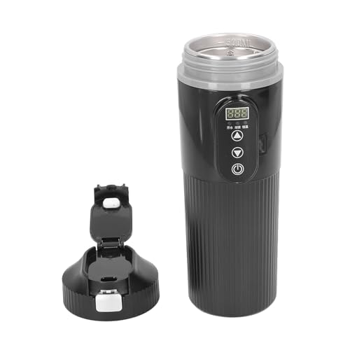 Tetera eléctrica portátil para coche 500ml acero inox miniatura 5