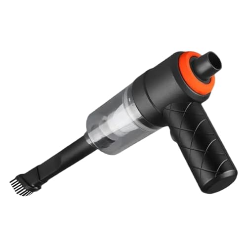 Ladruph ハンディクリーナー 車 電動ハンディ掃除機 小型 コードレス超軽量 低騒音 掃除機ハイパワー真空 吸引コードレスハンドヘルド車 携帯便利 乾湿両用 多機能 Type-C充電式 強力吸引力 吸い込み 吹き飛ばし両用 電動エアーポンプ機能付き