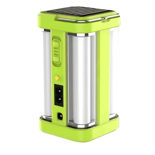 Rechargeable 4-Tube LED Emergency Light | Solar Lantern & Study L...