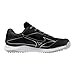 Mizuno Unisex Cushionrevo Diamond Turf Shoe, Black-White, US Unisex 6.5