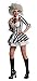 Produktbild Rubies Official Beetlejuice-Kostüm für Damen mit Perücke, sexy Outfit für Halloween