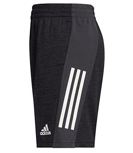 adidas Boys' Active Sports Athletic Shorts (Small, Black Heather D2M)2