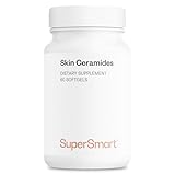 Supersmart - Skin Ceramides - with Zinc - Powerful Skin Hydration, Protection & Care Supplement | Non-GMO - 60 Softgels