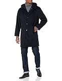 Vince Men's Mixed Media MAC Coat, Coastal, X-Large