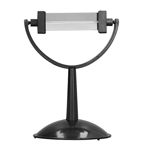 Tyenaza Optical Glass Triangular Prism with Stand, 360 Degree Rotation Photo Photography Physics Light Spectrum Teaching Tool L