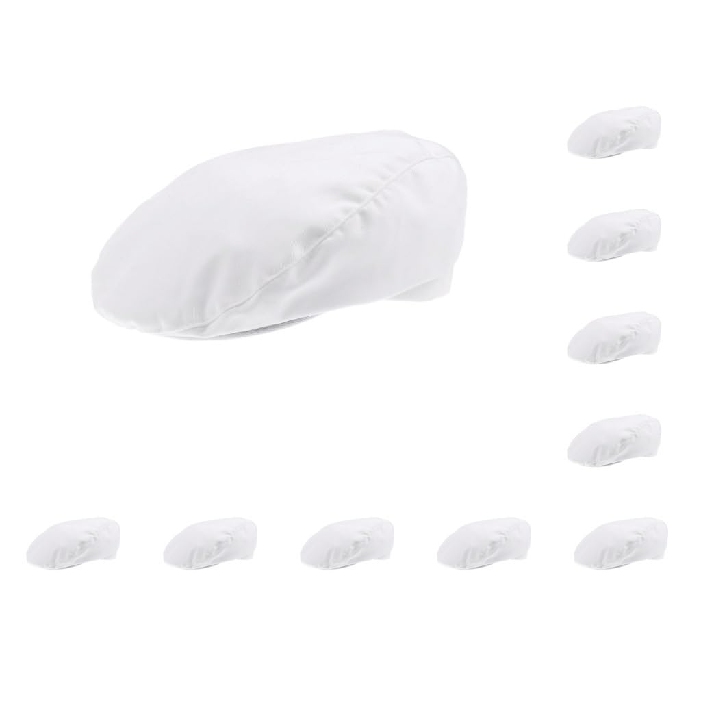 Gorra de panadería profesional para catering, gorra de cocinero, 59 cm, color negro