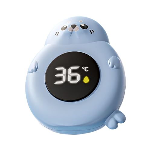 Monitor De Temperatura De La Bañera 9x7cm Sensor De Temperatura Para Baño Monitor De Advertencia De PP Temperaturas Resistente Al Agua Diseño Animal Lindo Piscina