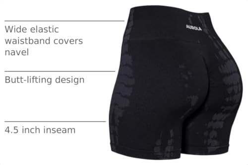 Image of AUROLA Serpent Women's Scrunch Biker Shorts Seamless Workout Shorts