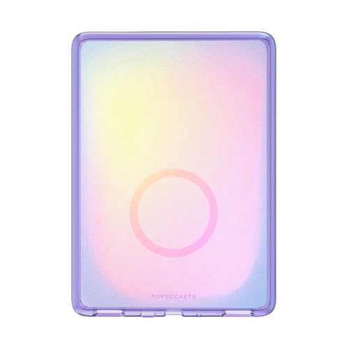 Image of PopSockets Kindle Paperwhite 2021 Case (11th Gen, 6.8 inch) & Signature Edition - Slim Protective Cover with Built-in MagSafe-Compatible Ring for MagSafe PopGrip, E-Reader Accessory - Aura