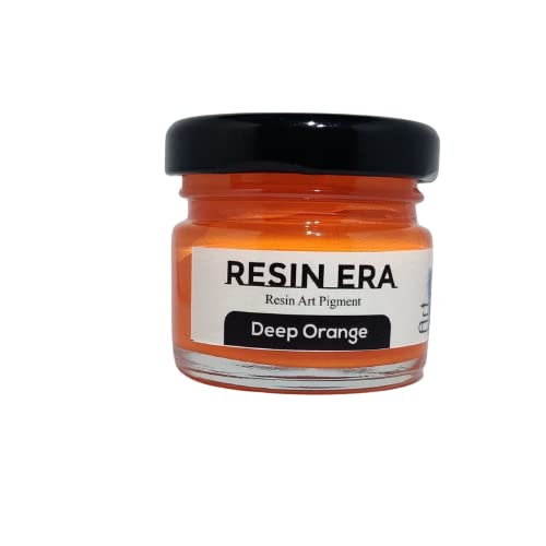 RESINERA Opaque Resin Art Pigment Paste (Deep Orange 30 gm)