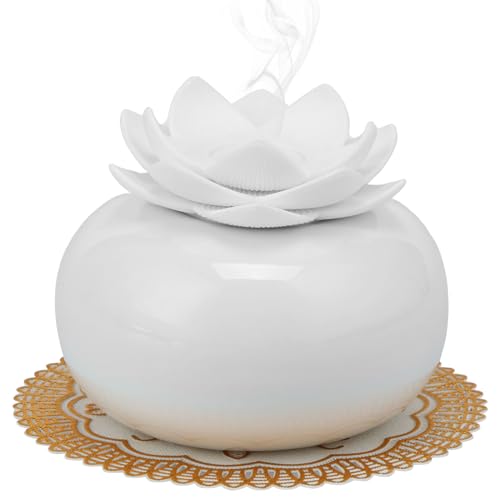 Difusor aromático eléctrico cerámico 200ml Blanco