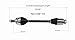 GSP NCV36178 CV Axle Assembly - Compatible with Select Honda Odyssey; Right Front (Passenger Side)