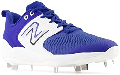 New Balance Men's Fresh Foam X 3000 V6 Metal Baseball Shoe, Royal/White, 10.5 | Image 1