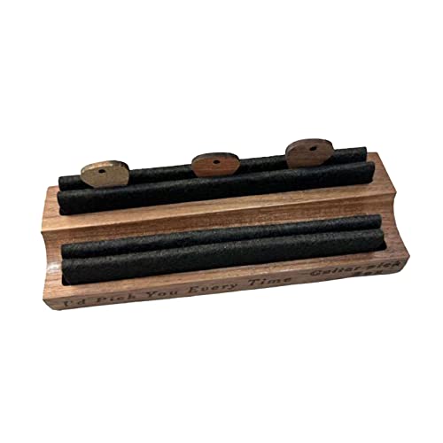 Harilla Support de rangement pour médiators de guitare support de médiator en bois universel à 2 niveaux Clip de support… - Les Beatles, Paul McCartney, John Lennon, RIngo Starr, George Harrison Harilla Support de rangement pour médiators de guitare support de médiator en bois universel à 2 niveaux Clip de support…