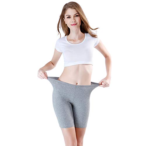 Image of wirarpa Women's Cotton Boy Shorts Underwear Anti Chafing Soft Biker Short Plus Boy Shorts Panties 4 Pack, Multicolor05-4 Pack
