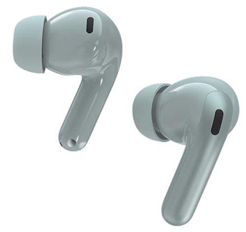 Image of Motorola Moto Buds 2 True Wireless Earbuds with 55dB Dynamic ANC, 11mm+6mm Dual Drivers, Hi-Res Audio, 53H Playback, 6-Mic AI ENC Clear Calls, Bluetooth 6.0 Dual Pairing & IP54, Pantone Gray Mist