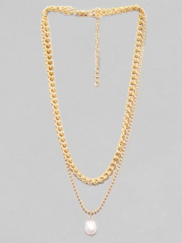 Image of Rubans Demi Fine Stainless Steel Necklace Chain Link Gift for Women & Girls