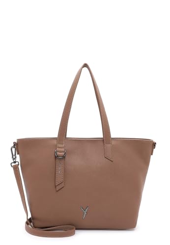 Sac à épaule Suri Frey Gitty : le shopper taupe idéal pour le bureau et les sorties