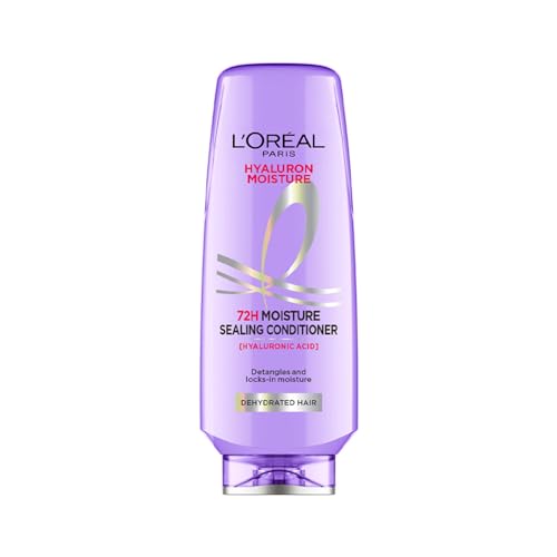 Image of L'Oreal Paris Fresh Hyaluron Moisture 72HR Moisture Sealing Conditioner Powered By Hyaluronic Acid, For Frizz-Free, Hydrated And Bouncy Hair Full Of Life For All Hair Types | 175 Millilitres