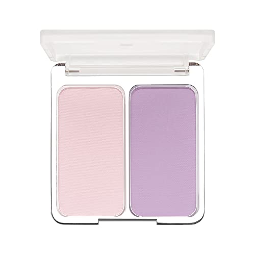 2aN Cheek Tint Blush Palette â€“ 2-in-1 Long Lasting High Pigment Powder Blushes Duo in Slim Compact â€“ Professional Quality Cruelty Free Korean Makeup & Beauty Products for Women & Girls (COTTON CANDY VIOLET)