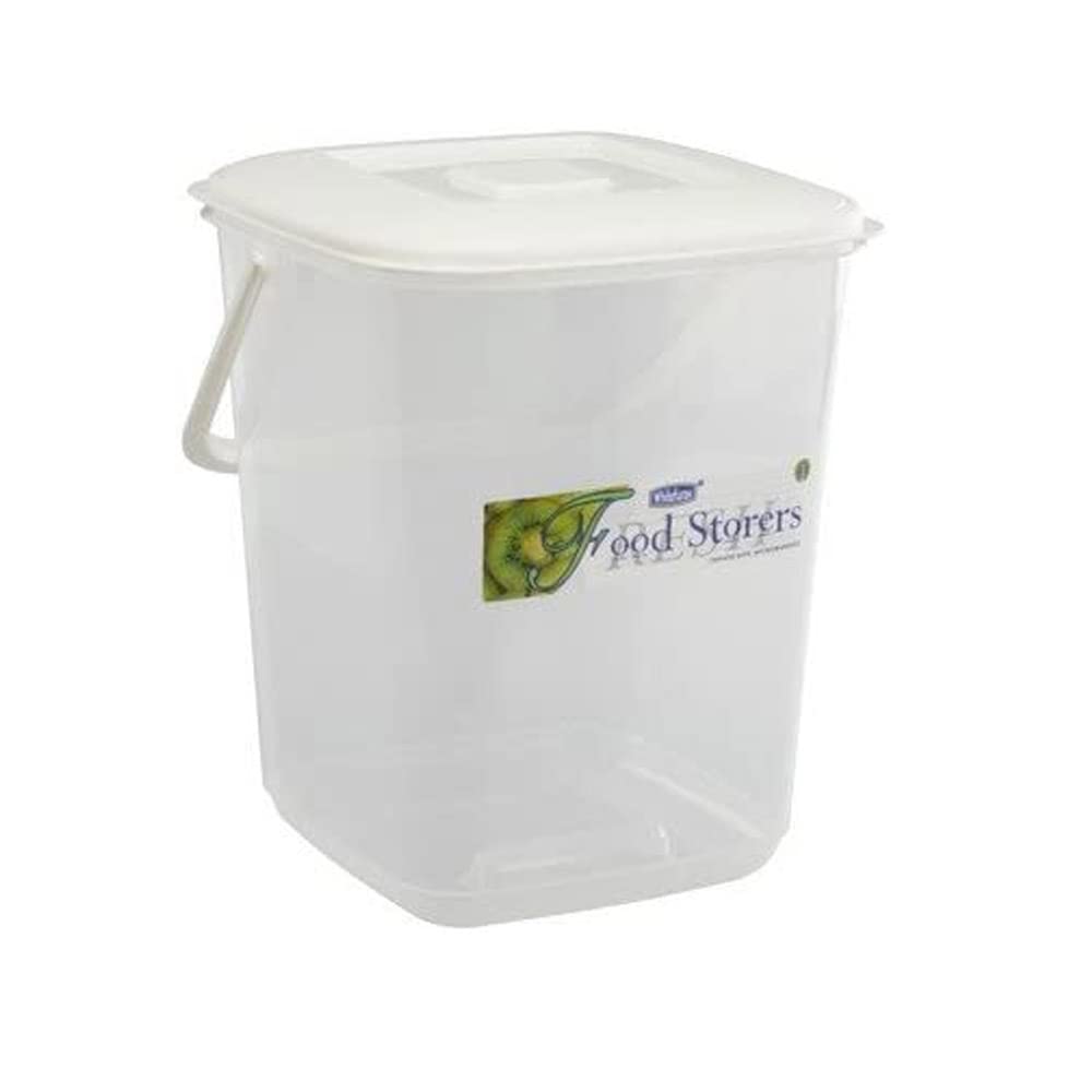 Pride Home & Garden PHG Airtight Plastic Food Storage Canister | BPA Free Food Canisters for Pantry Organisation and Storage | Recyclable Food Canister for Storage | 10 Litre | Pack of (1)