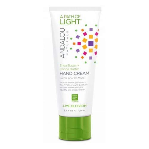 Hand Cream, Lime Blossom 3.4 Oz by Andalou Naturals (Pack of 3)