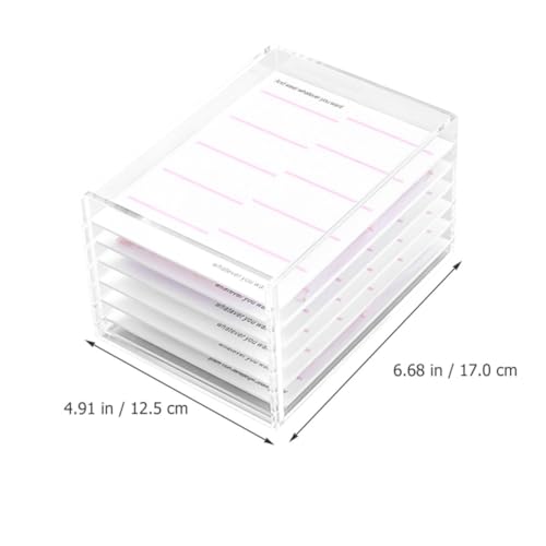 Boîte de rangement acrylique anti-poussière pour trier facilement ses capsules d'ongles - 2