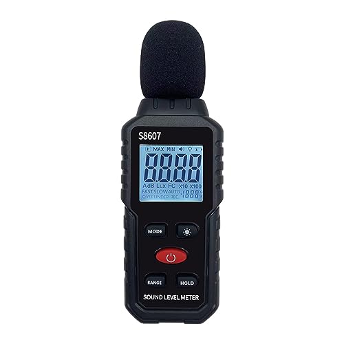 30-130dB デシベルメーターテスターデジタル騒音計騒音計騒音計音量検出器音響測定器(No box)