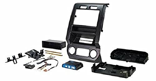 PAC RPK4-FD2201 Double DIN Dash Kit & Interface harness for Select 2015-2017 Ford F150-F550 Trucks,black